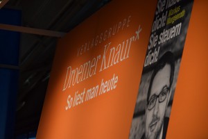 Dromer Knaur Messestand auf der Frankfurter Buchmesse 2014