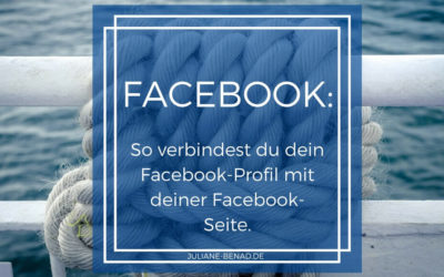 Facebook-Seite (Fanpage) mit dem Facebook-Profil verbinden